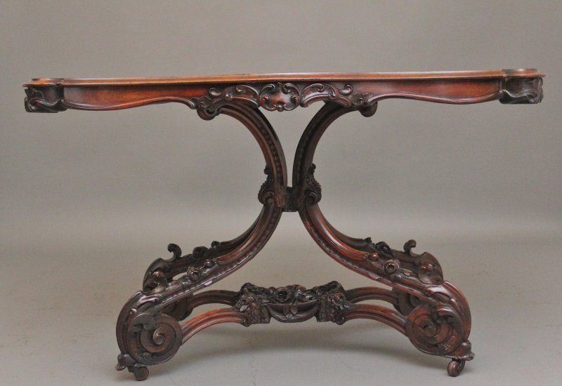 19th Century rosewood centre table
