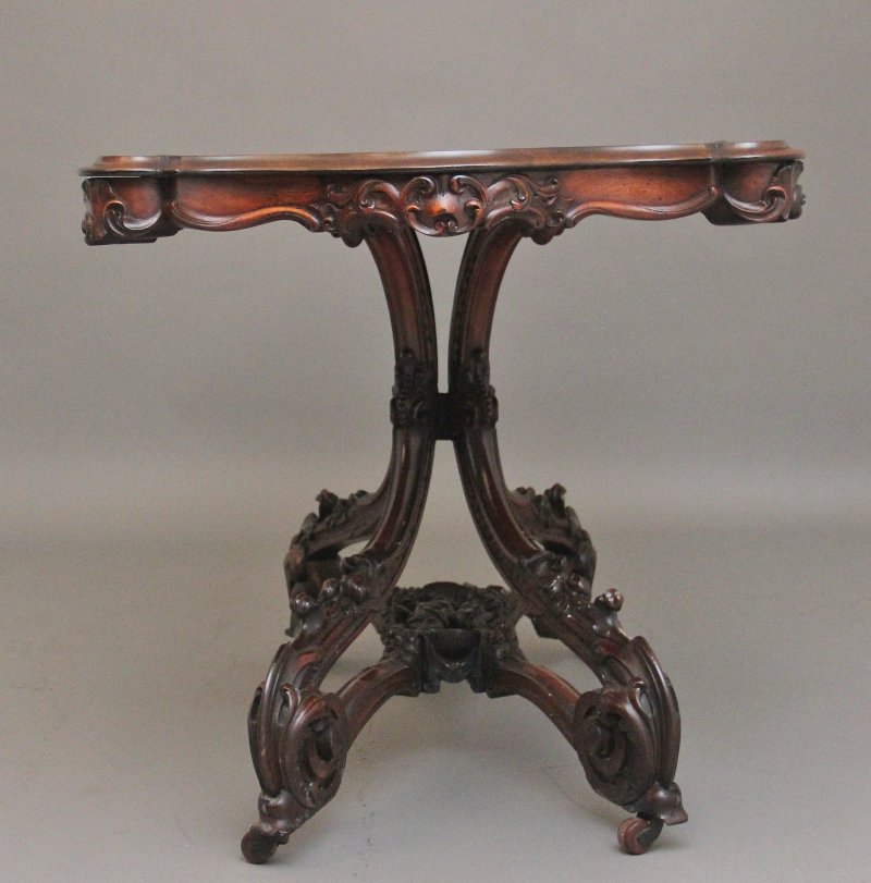 19th Century rosewood centre table