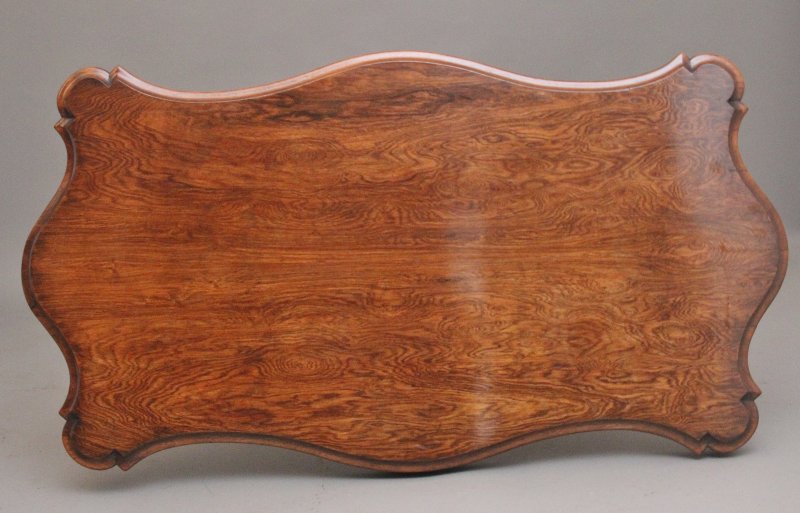 19th Century rosewood centre table