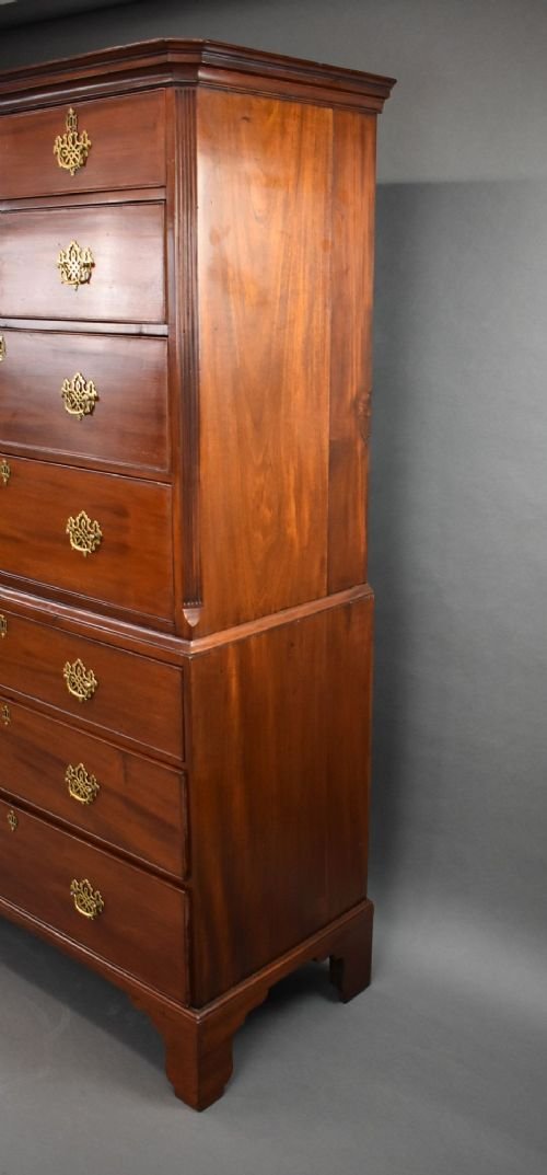 George III Mahogany Chest On Chest