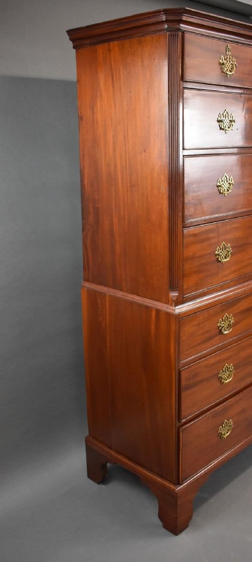 George III Mahogany Chest On Chest