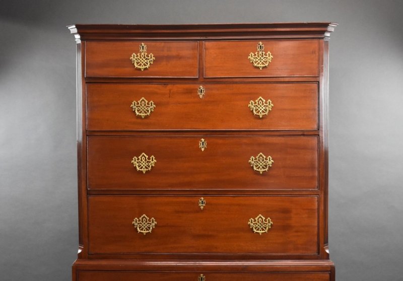 George III Mahogany Chest On Chest