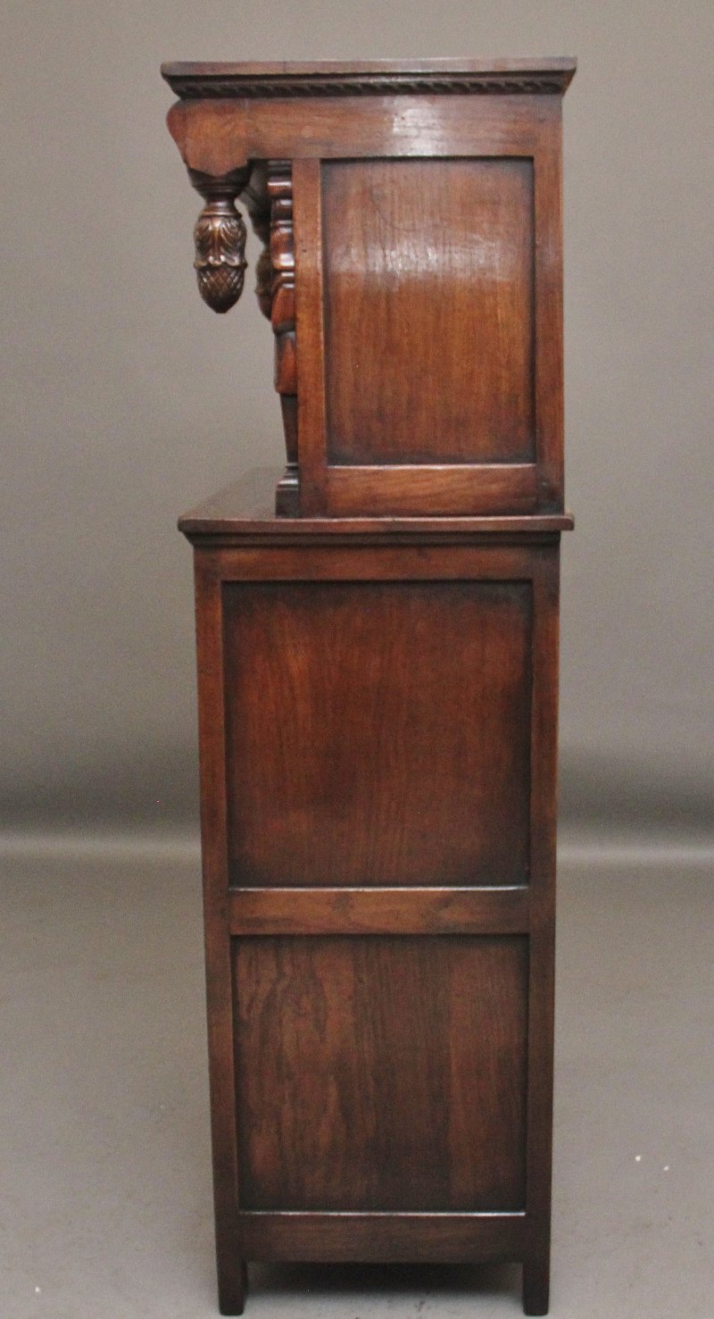 Early 20th Century oak court cupboard