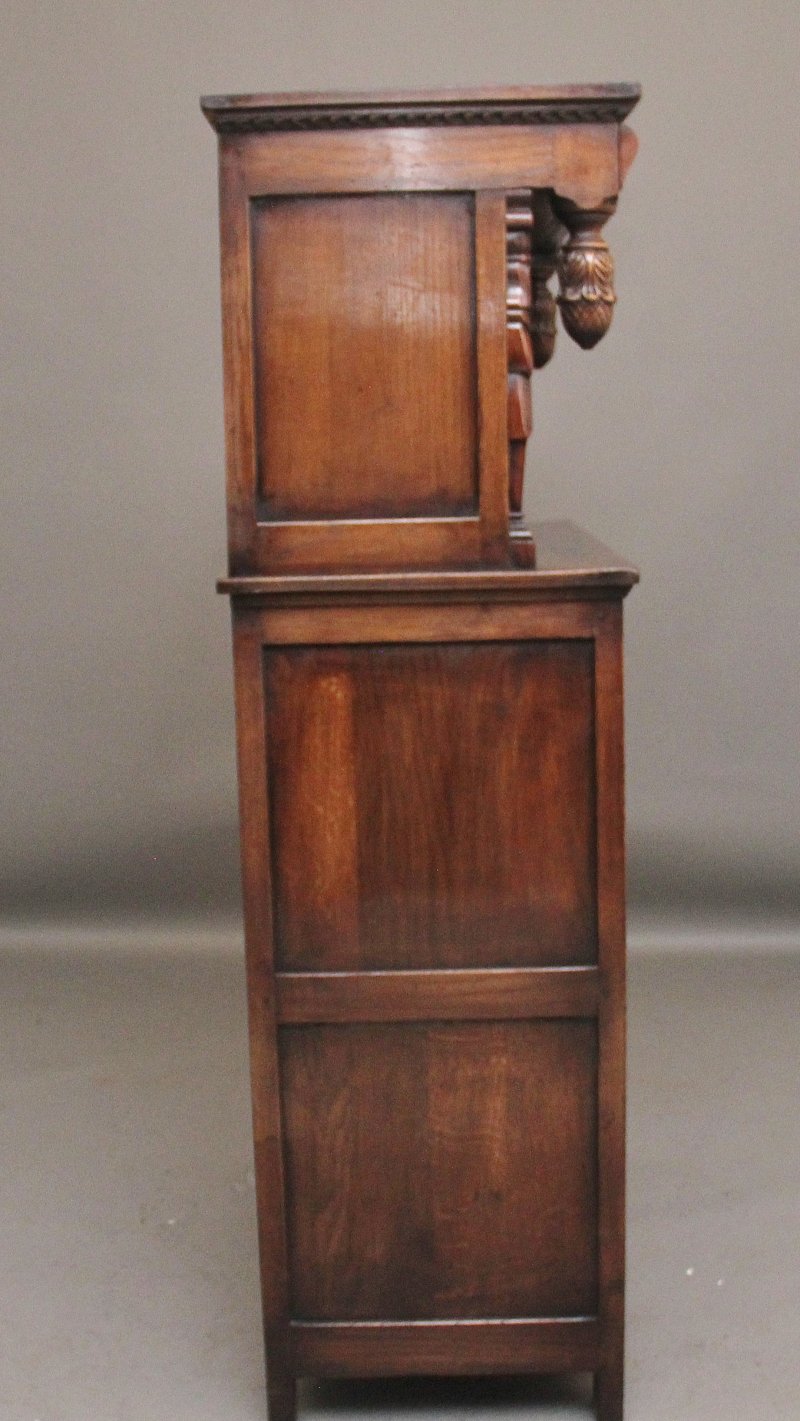 Early 20th Century oak court cupboard