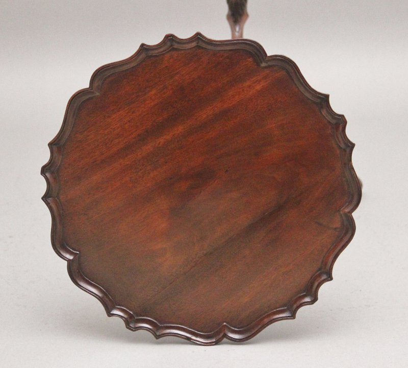 Early 20th Century carved mahogany wine table