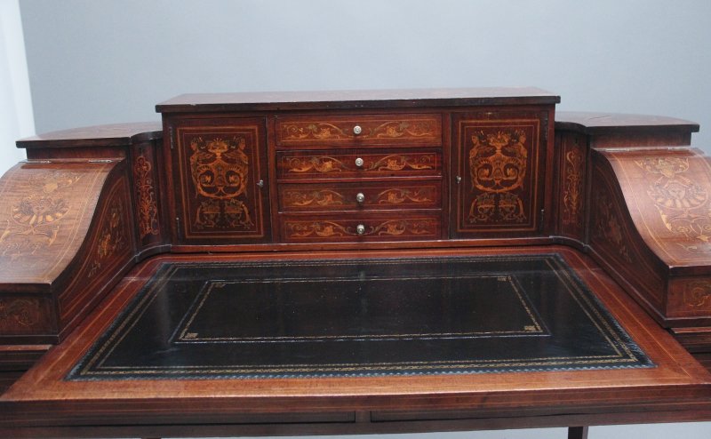 Pair of early 20th Century mahogany Carlton house desk's
