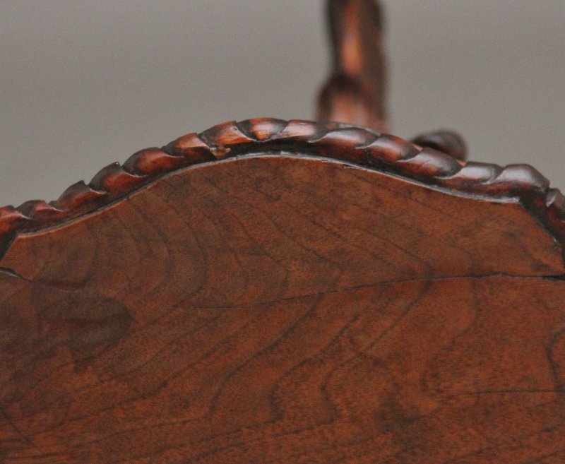 19th Century Italian carved walnut torcher