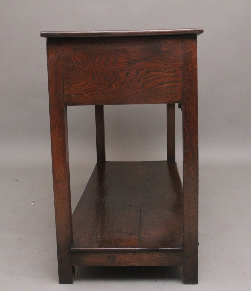 19th Century oak dresser base