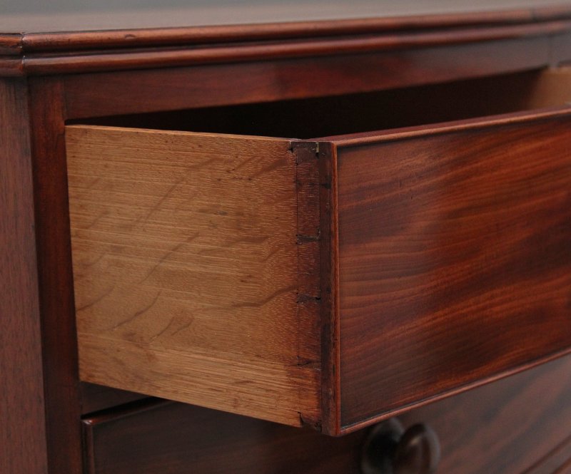 Early 19th Century mahogany bowfront chest