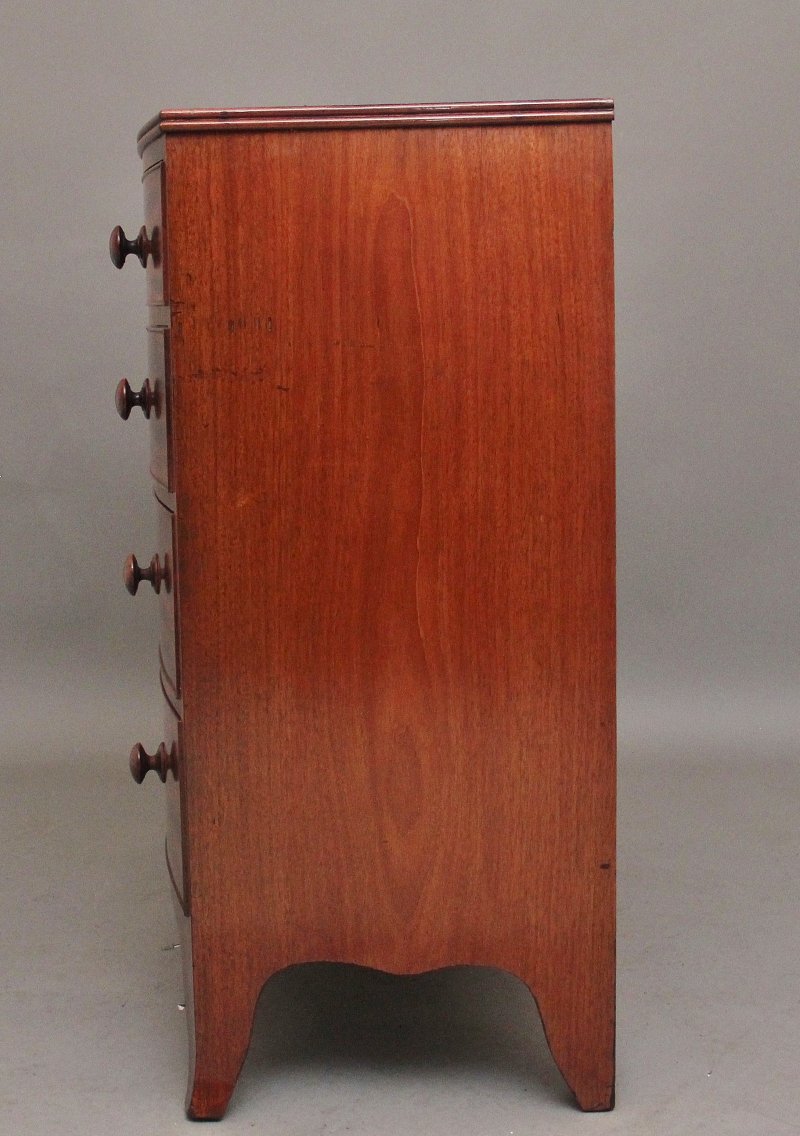 Early 19th Century mahogany bowfront chest