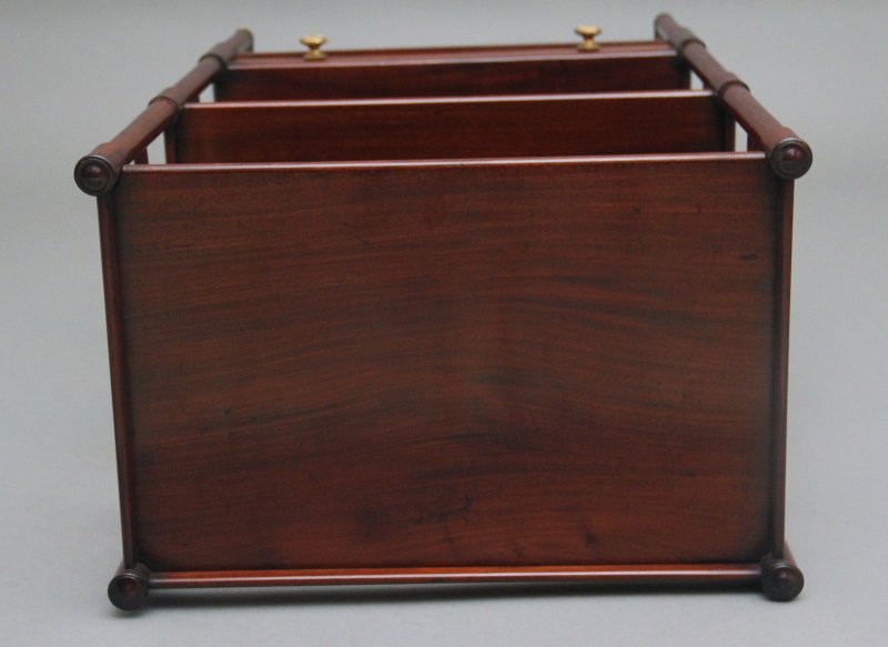 Early 19th Century three tier mahogany side table