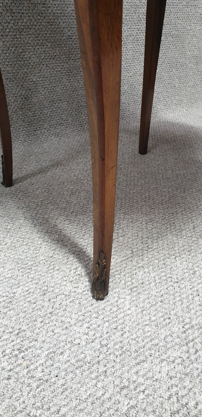 English Marquetry Drop Flap Table