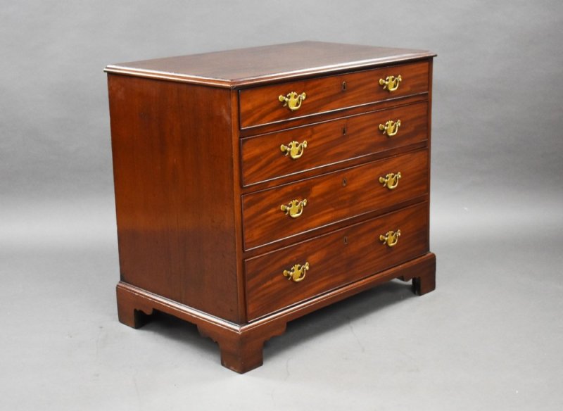 George II Mahogany Dressing Chest Of Drawers