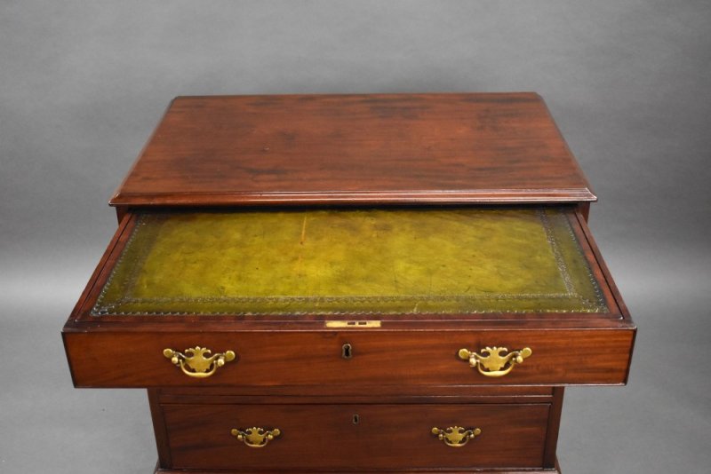 George II Mahogany Dressing Chest Of Drawers