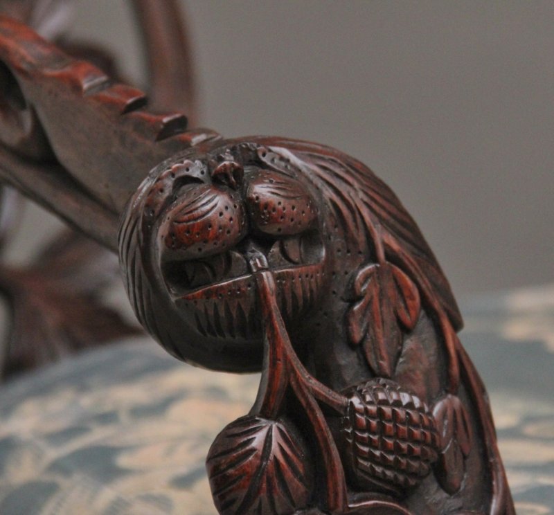 19th Century Anglo Indian carved sofa