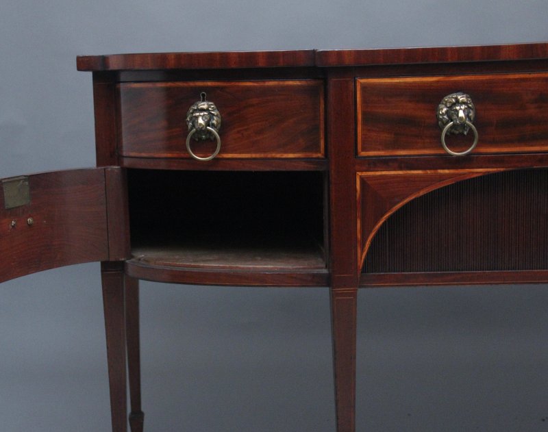 19th Century mahogany inlaid sideboard