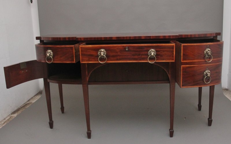 19th Century mahogany inlaid sideboard
