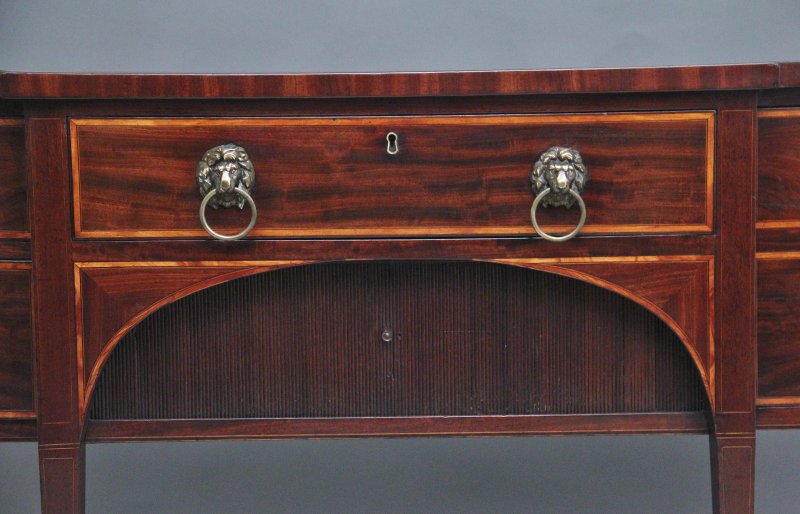 19th Century mahogany inlaid sideboard