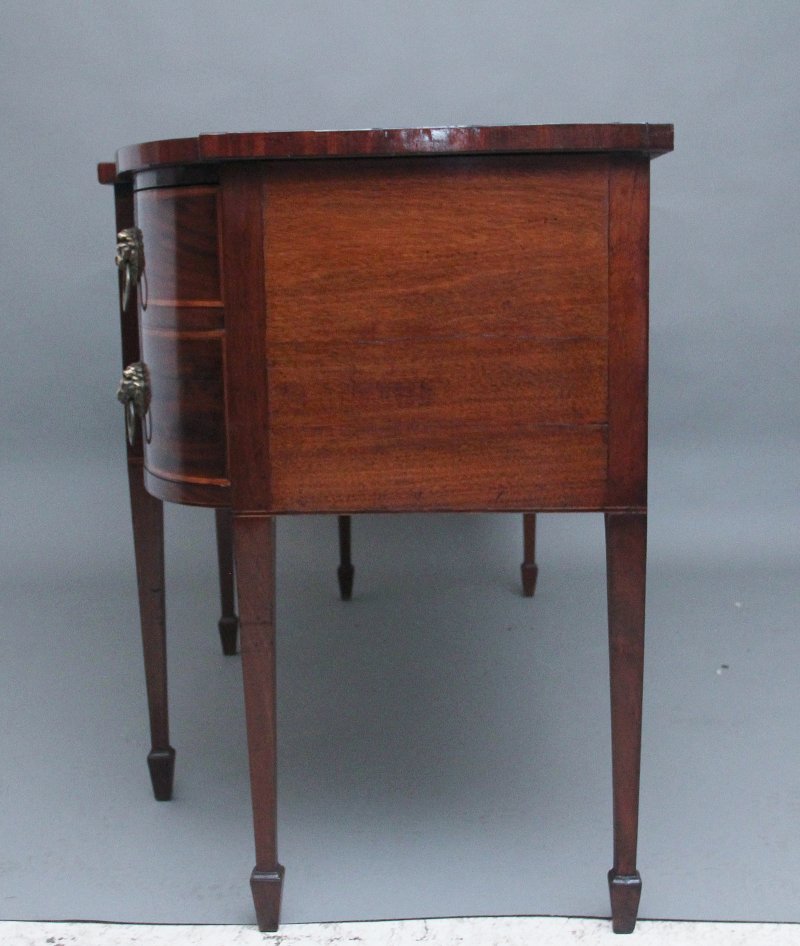 19th Century mahogany inlaid sideboard