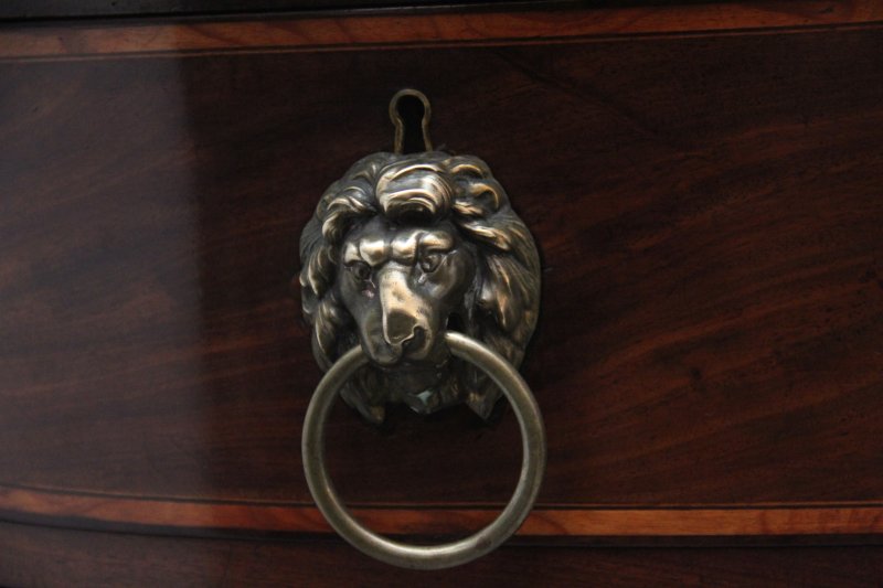 19th Century mahogany inlaid sideboard