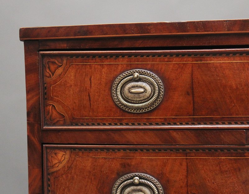 18th Century inlaid mahogany chest