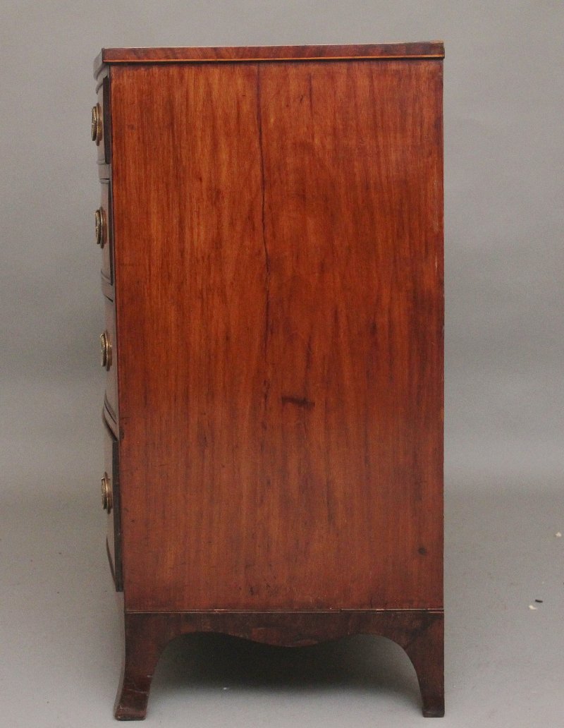 18th Century inlaid mahogany chest