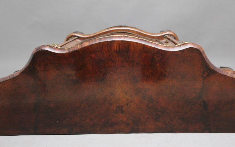 19th Century burr walnut credenza