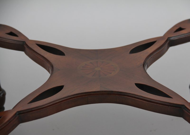 19th Century rosewood and marquetry centre table