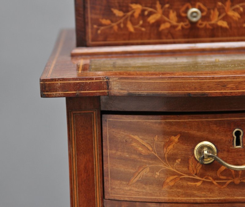 19th Century inlaid mahogany desk