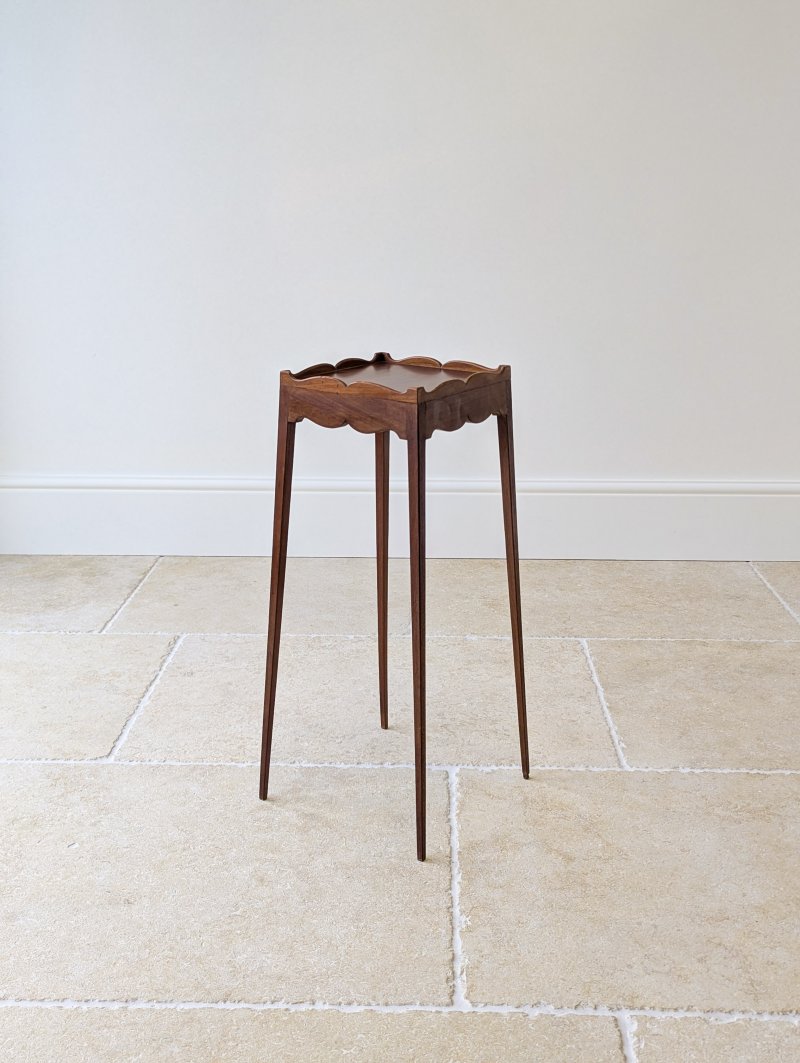 Antique Edwardian Mahogany Urn Stand with Slide c.1905