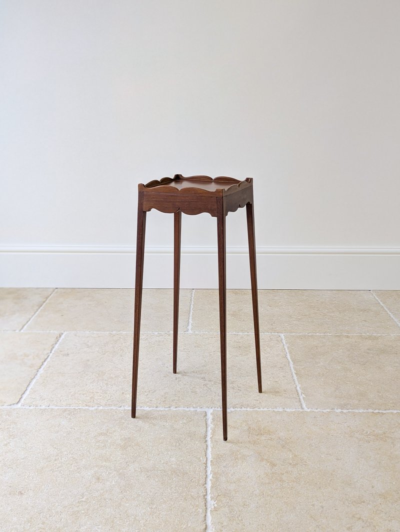 Antique Edwardian Mahogany Urn Stand with Slide c.1905