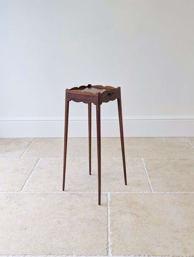 Antique Edwardian Mahogany Urn Stand with Slide c.1905