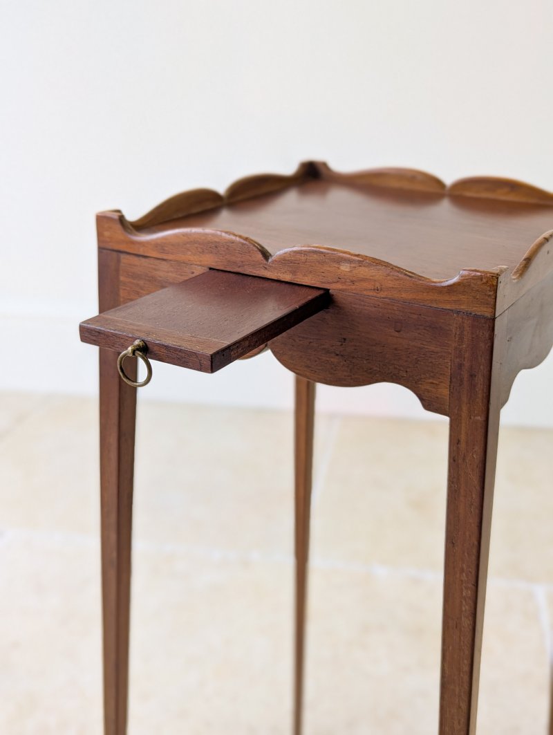 Antique Edwardian Mahogany Urn Stand with Slide c.1905