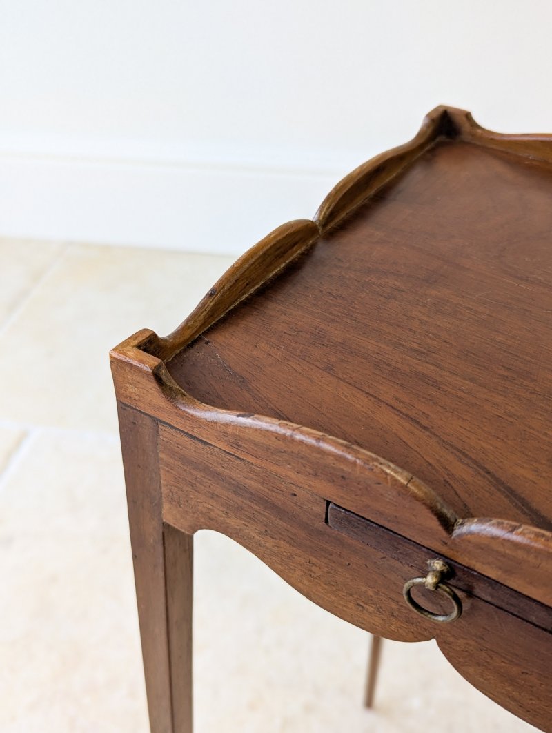 Antique Edwardian Mahogany Urn Stand with Slide c.1905