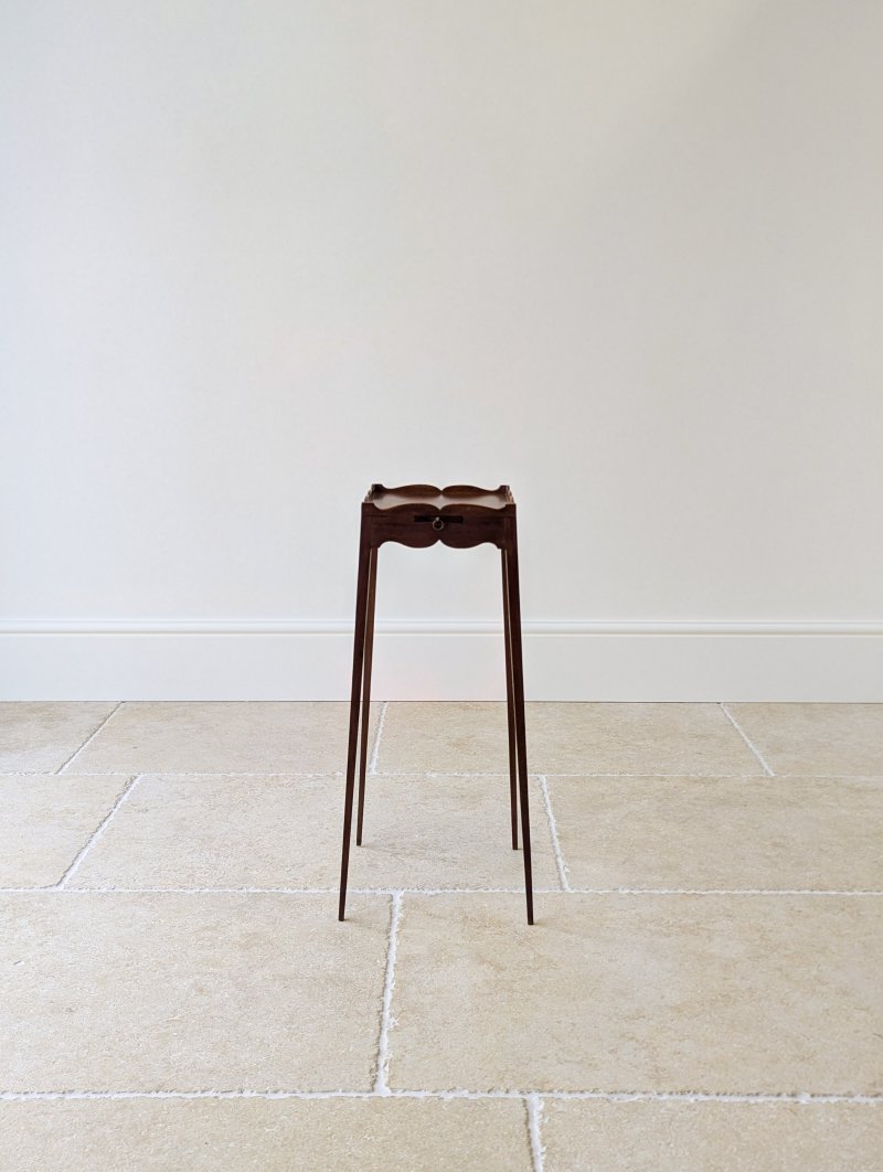 Antique Edwardian Mahogany Urn Stand with Slide c.1905