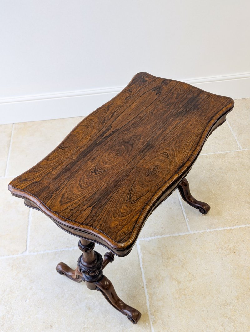 Antique Victorian Rosewood Card Table c.1860