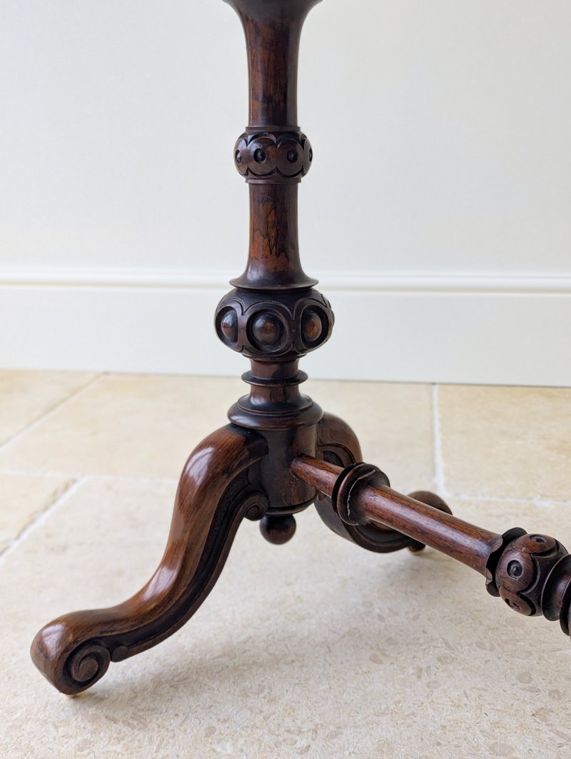 Antique Victorian Rosewood Card Table c.1860