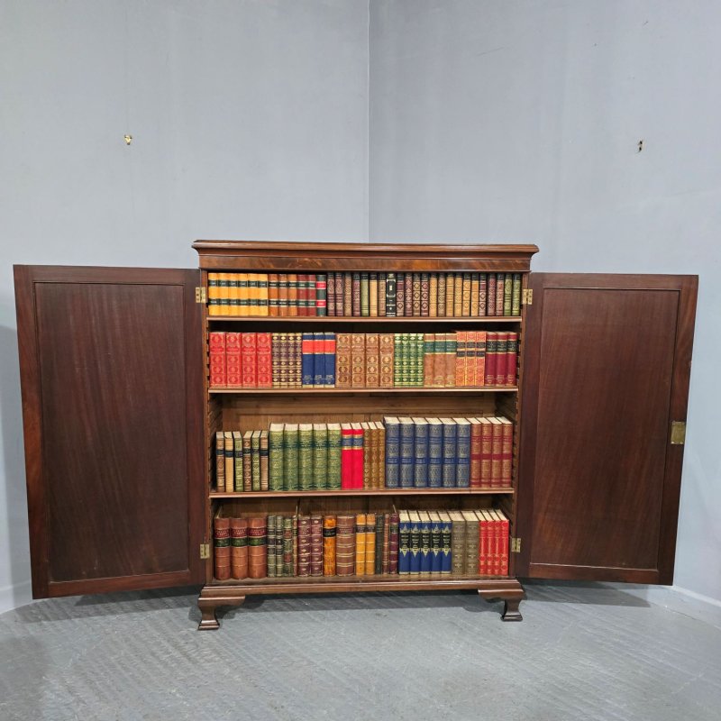 Outstanding Victorian Adjustable Library Bookcase