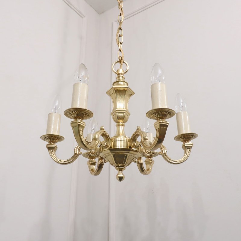 Early 20th Century French Gilt Bronze Chandelier