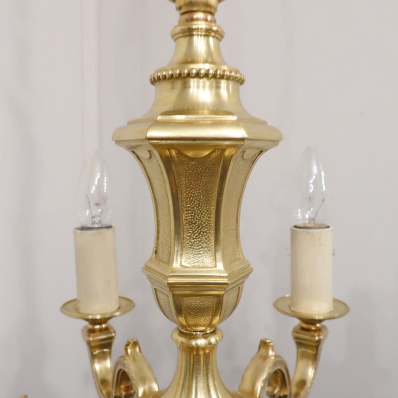 Early 20th Century French Gilt Bronze Chandelier