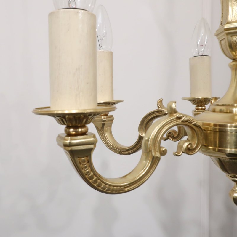 Early 20th Century French Gilt Bronze Chandelier