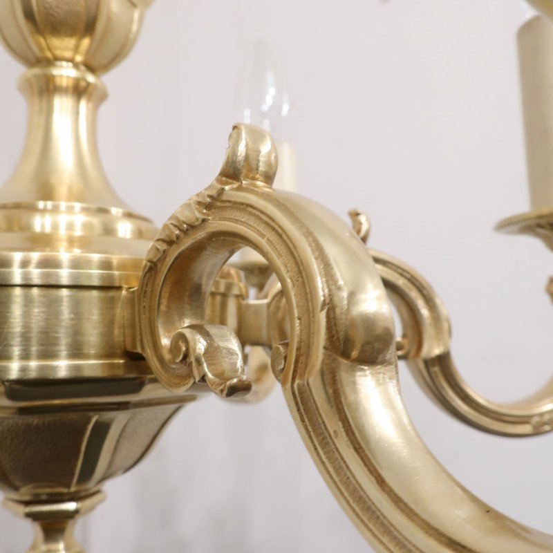 Early 20th Century French Gilt Bronze Chandelier