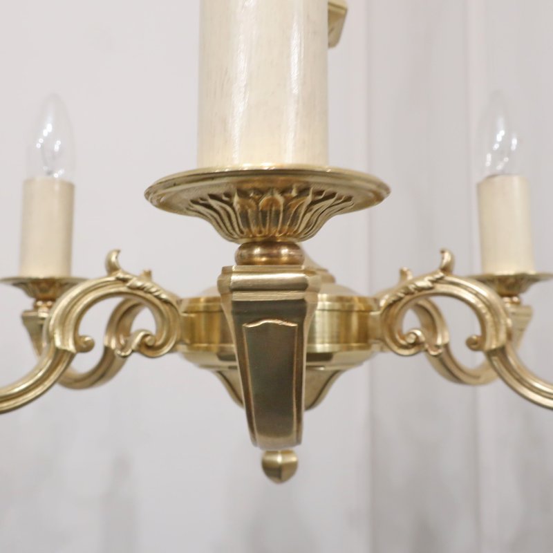 Early 20th Century French Gilt Bronze Chandelier