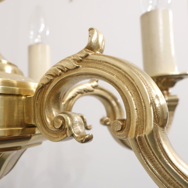 Early 20th Century French Gilt Bronze Chandelier