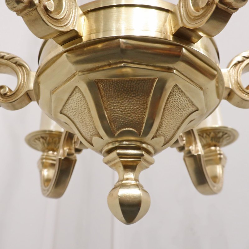 Early 20th Century French Gilt Bronze Chandelier