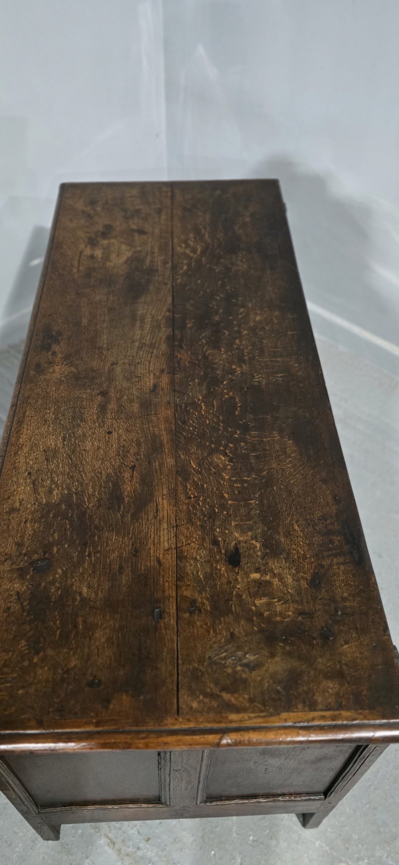 C17th Oak Coffer Charles 1