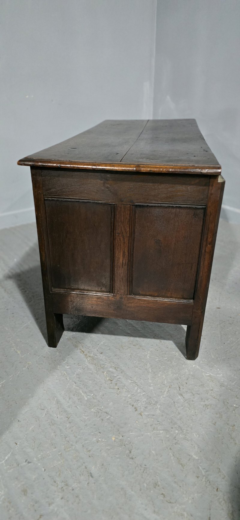 C17th Oak Coffer Charles 1