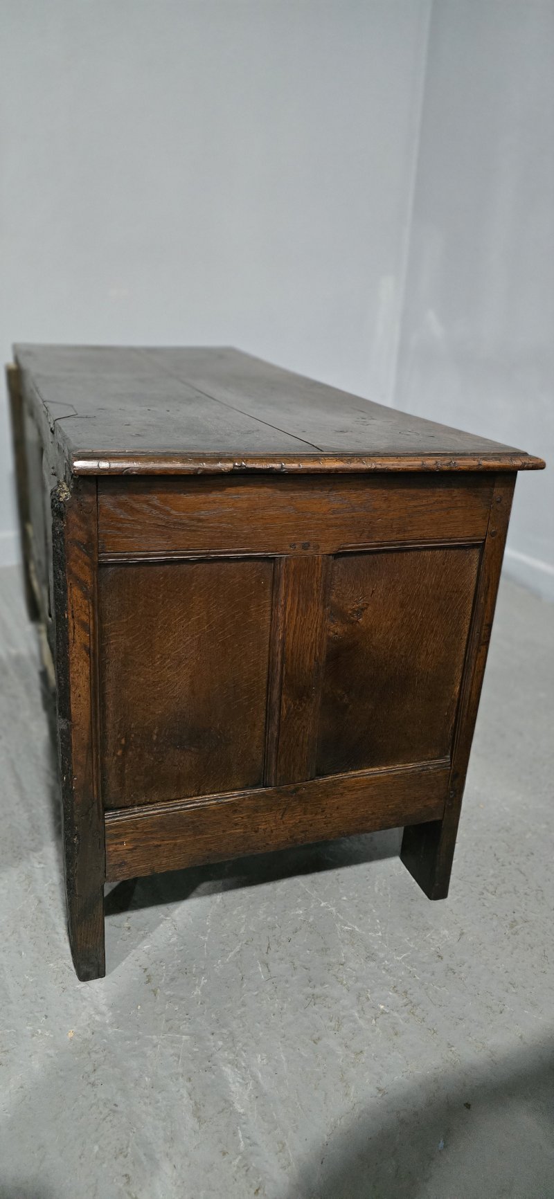 C17th Oak Coffer Charles 1