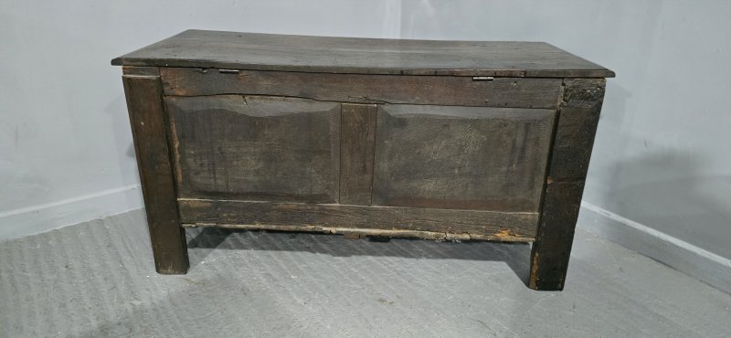 C17th Oak Coffer Charles 1