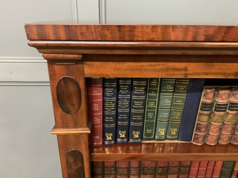 Victorian Mahogany Open Bookcase